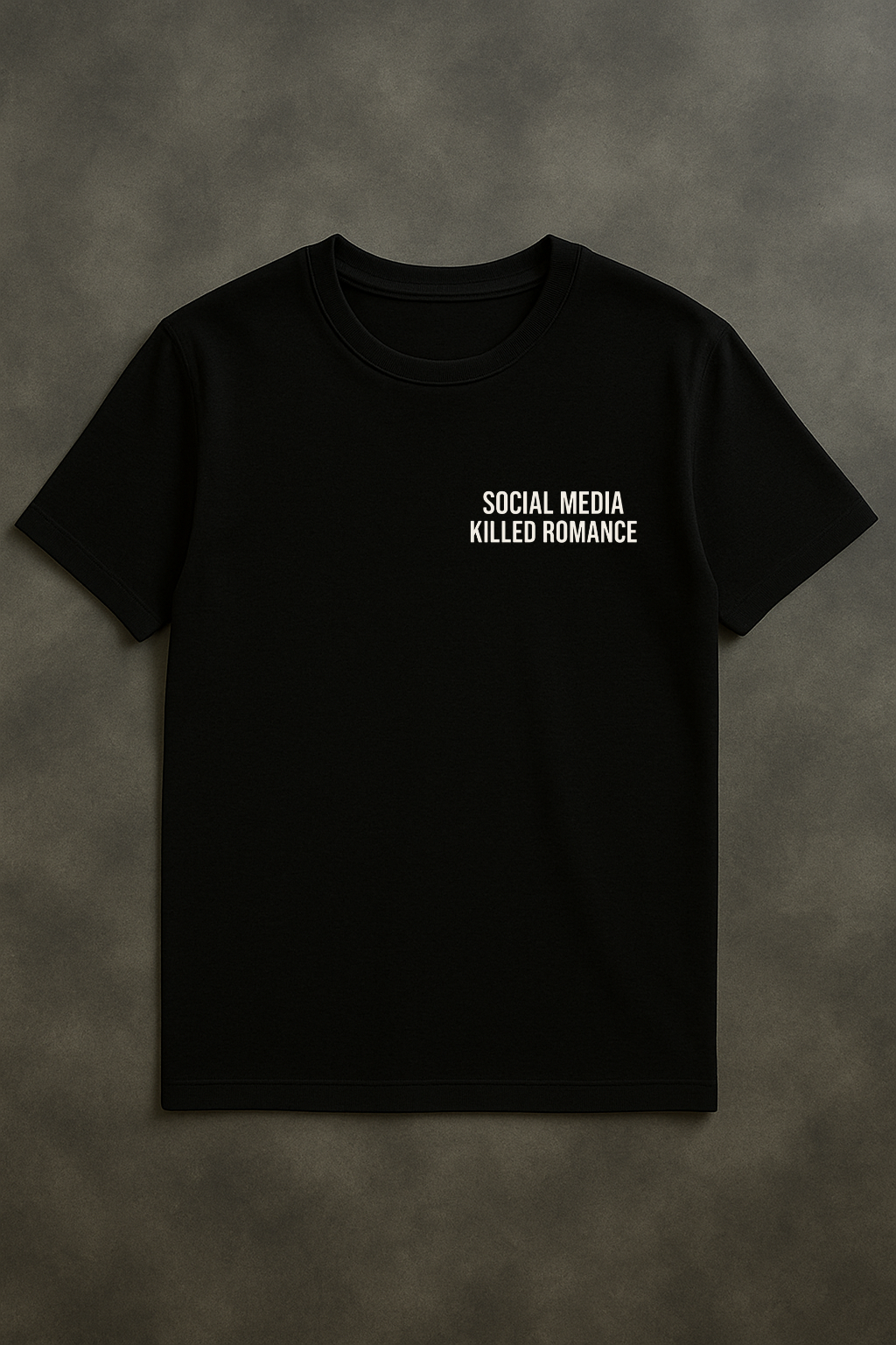 Koszulka Social Media Killed Romance Double Logo