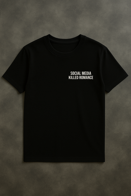 Koszulka Social Media Killed Romance Double Logo