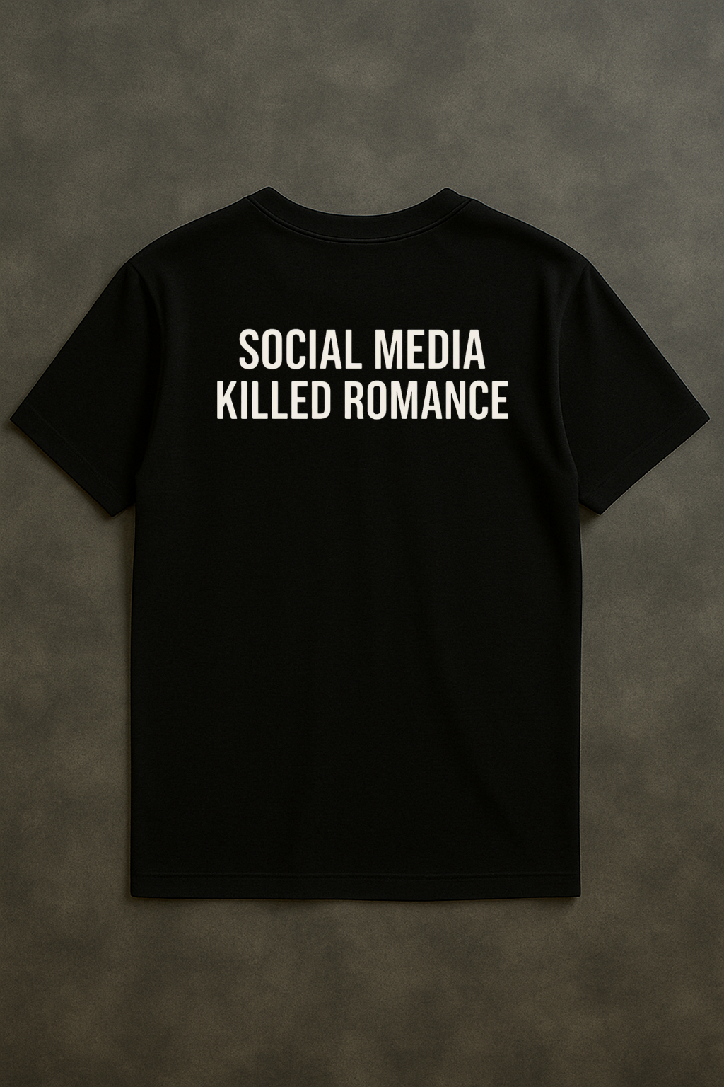Koszulka Social Media Killed Romance Double Logo